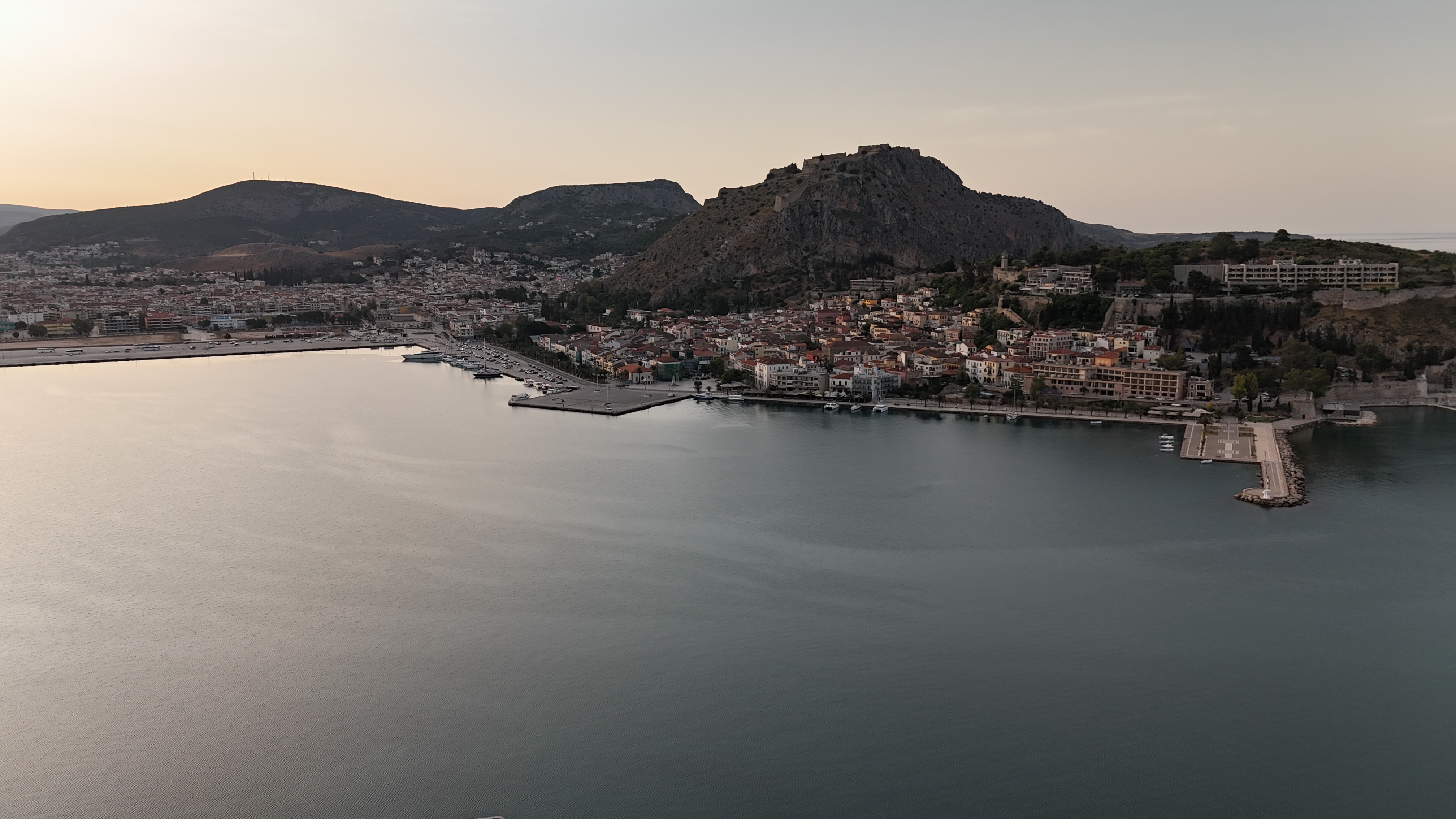 Nafplion a coastal city located in the Peloponnese in Greece. It is the capital of the regional unit of Argolis and a beautiful atmospheric place